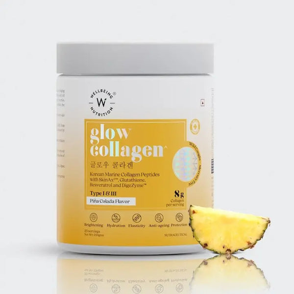 Wellbeing Nutrition Glow Collagen for Men & Women - Halt