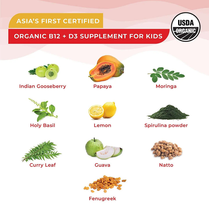 Wellbeing Nutrition Melts Into Natural B12 + D3 Marvel Mango Flavour (30 Oral Strips) - Halt