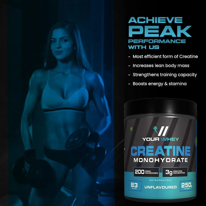 YOURWHEY Creatine Monohydrate 250 g Halt