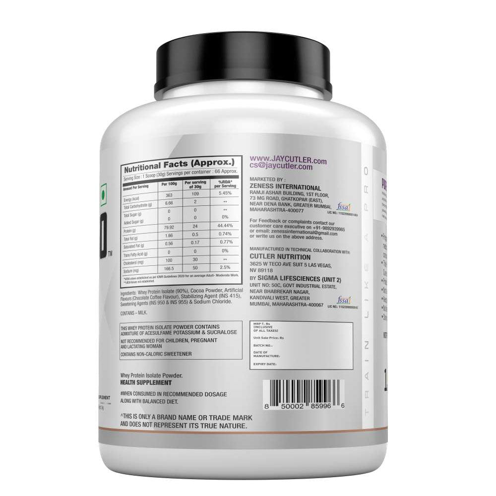 Cutler Nutrition Total Iso Whey Isolate Protein Powder