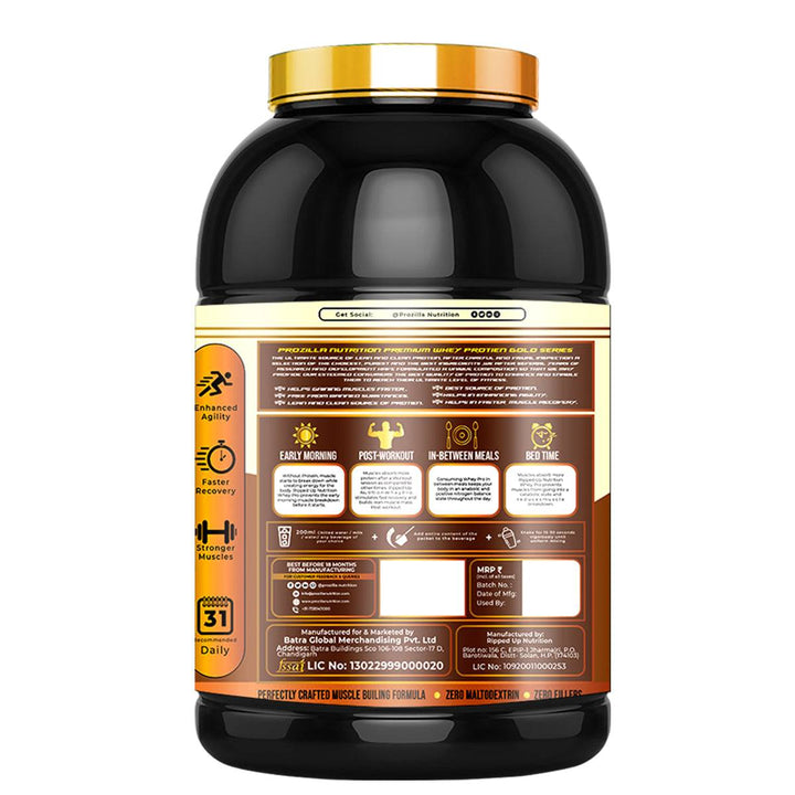 Prozilla Nutrition 100% Premium Whey Protein - Halt