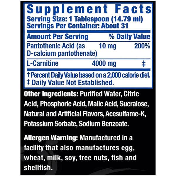 Ronnie Coleman Liquid L-Carnitine XS 4000mg -473 ml - Halt