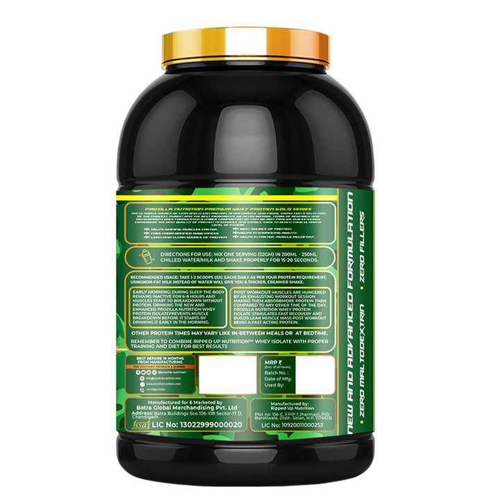 Prozilla Nutrition Isolate Whey Protein - Halt