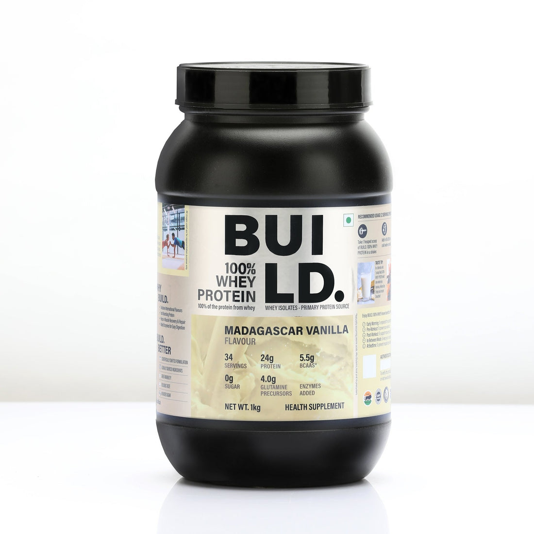 Build. 100% Whey Protein (Indian)