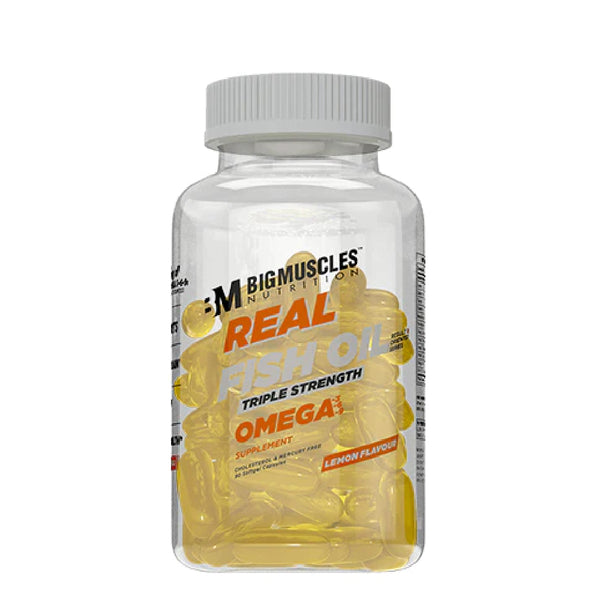 Big Muscle Nutrition Real Fish Oil (60N Softgel Capsules)