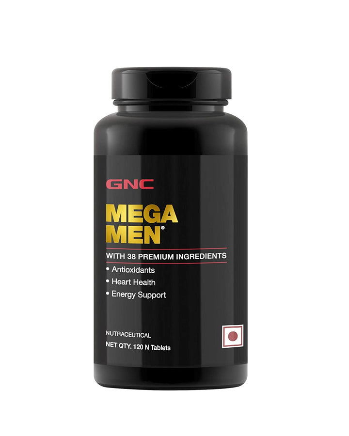 GNC Mega Men with 38 Premium Ingredients, - 120 Tablets - Halt