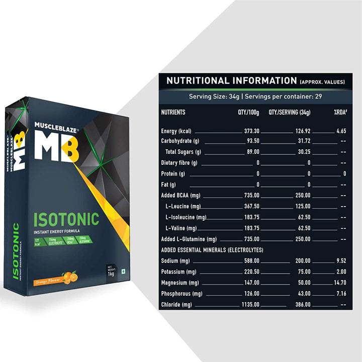 MuscleBlaze Isotonic Instant Energy Formula - Halt