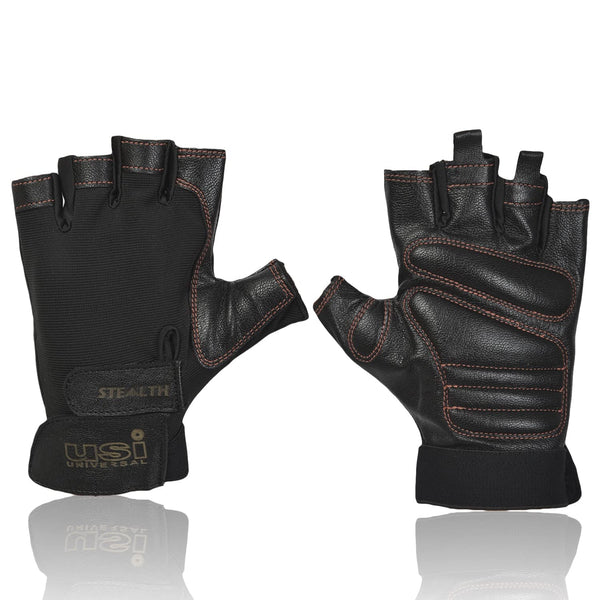 USI Universal 733STB Stealth Fitness Gym Gloves (No return no exchange)