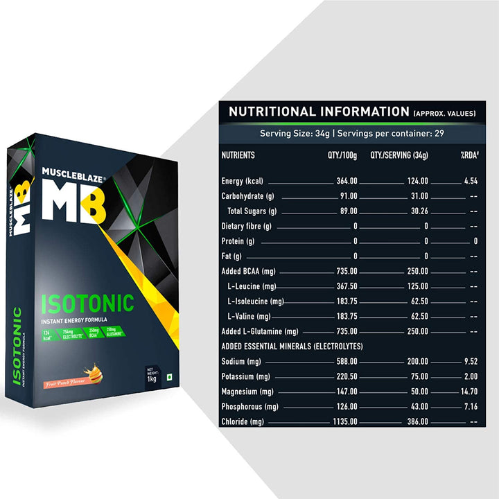 MuscleBlaze Isotonic Instant Energy Formula - Halt