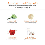 Wellbeing Nutrition Melts Natural Vitamin D3+K2 (30 Oral Strips)