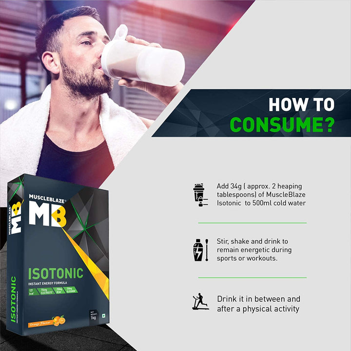 MuscleBlaze Isotonic Instant Energy Formula - Halt