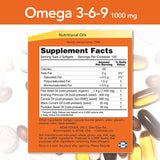 Now Omega 3-6-9 1000 mg Essential Fatty Acids - Halt
