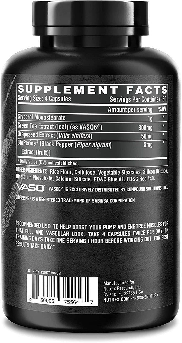 NUTREX RESEARCH NIOX Extreme Pumps - Halt