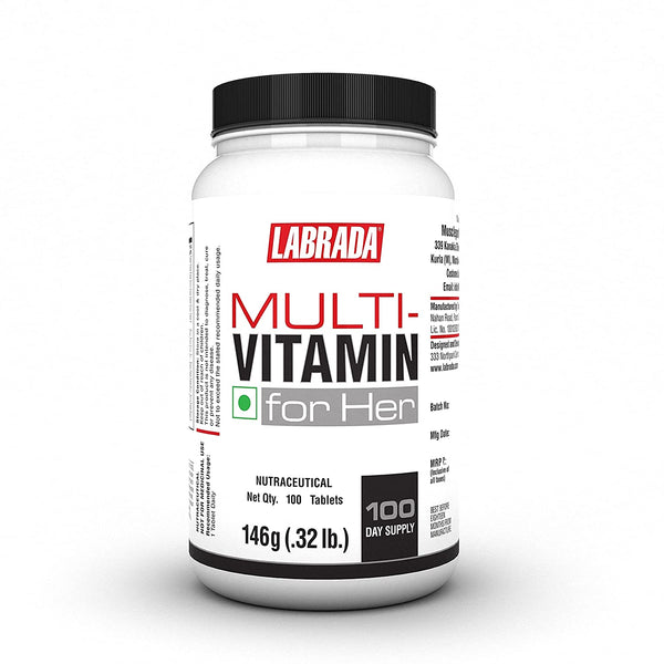 Labrada MULTI-VITAMIN for HER (100 Tablets) - Halt