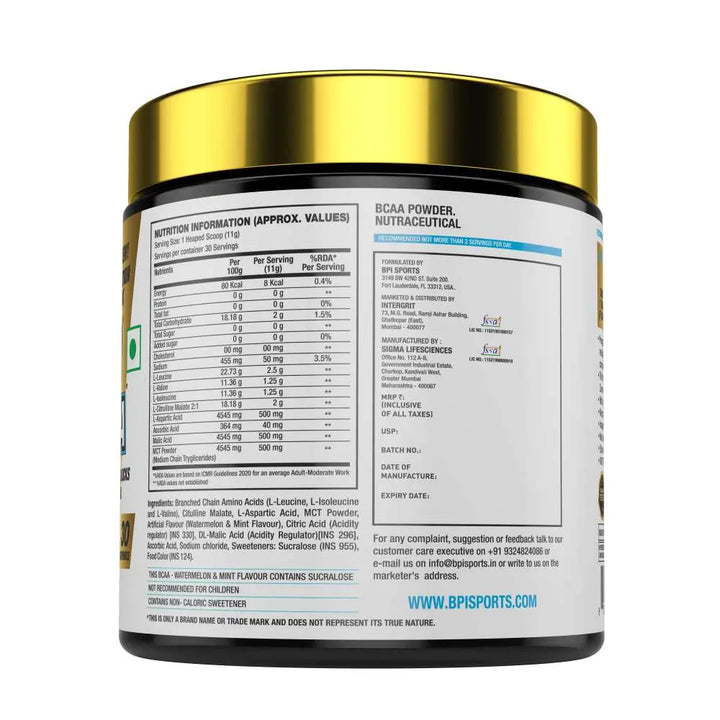 BPI Sports Better Best BCAA (Indian) (Exp : 11/24) BPI Sports