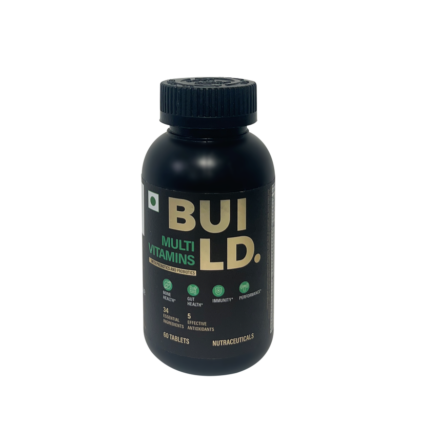 Build. Multi-Vitamins 60 Tabs (Indian) (Exp: 04/23)