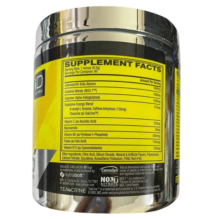 Cellucor C4 Explosive Preworkout - Halt