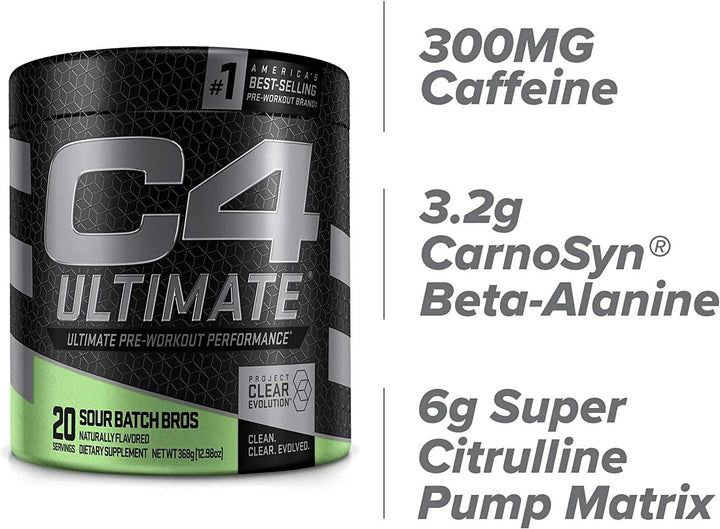 Cellucor, C4 Ultimate Pre-Workout Performance, Cellucor