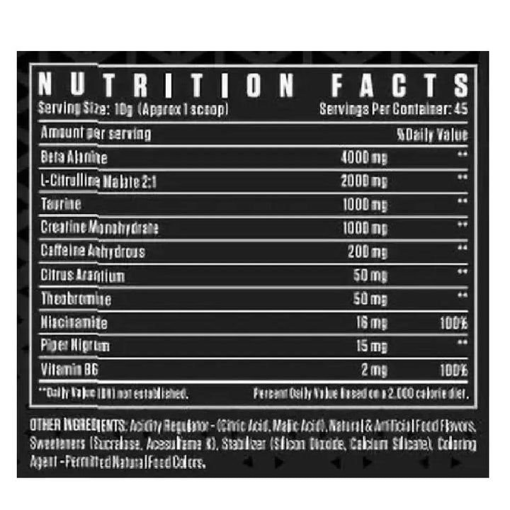 Dexter Jackson Black Series Turbo HP Advanced Pre-Workout Formula Dexter Jackson