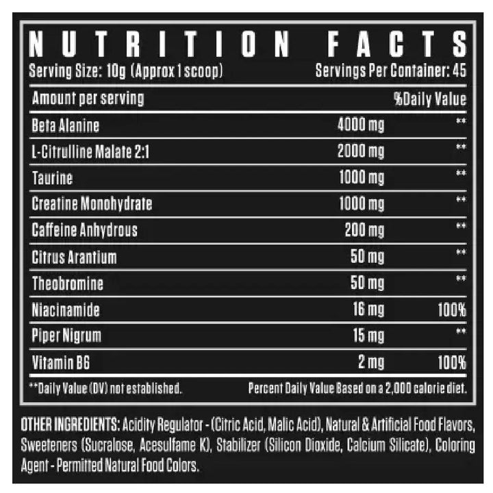 Dexter Jackson Black Series Turbo HP Advanced Pre-Workout Formula Dexter Jackson