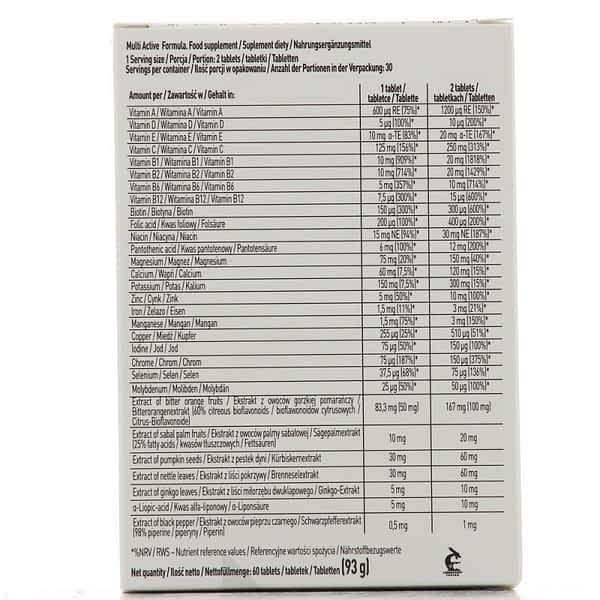 FA Multi Active Formula 60 Tablets - Halt