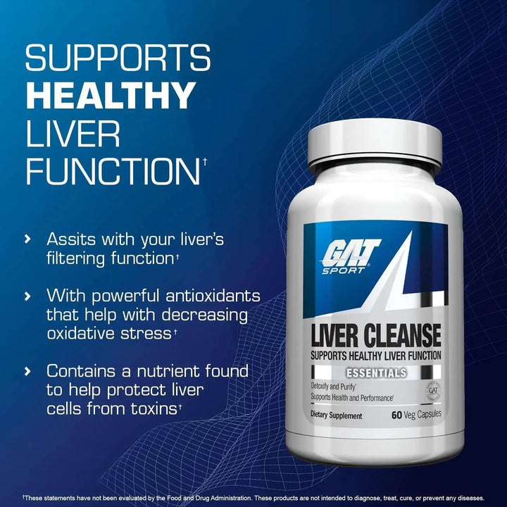 GAT Liver Cleanse (60 Vegetable Capsules) GAT Sports