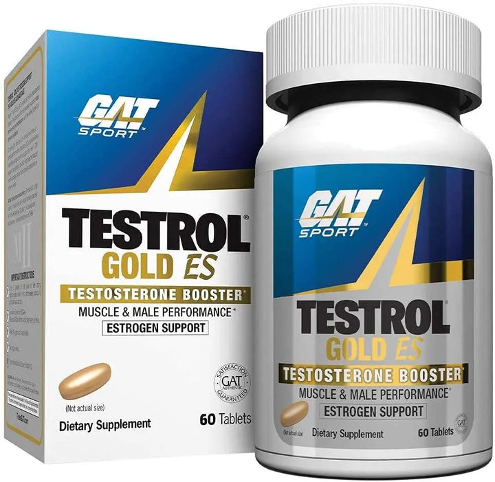 GAT Sport Testrol Gold ES, Testosterone Booster (60 Tablets) - Halt