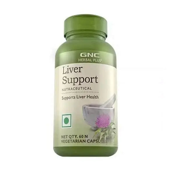 GNC Herbal Plus Liver Support – 60 Vegetarian Capsules - Halt