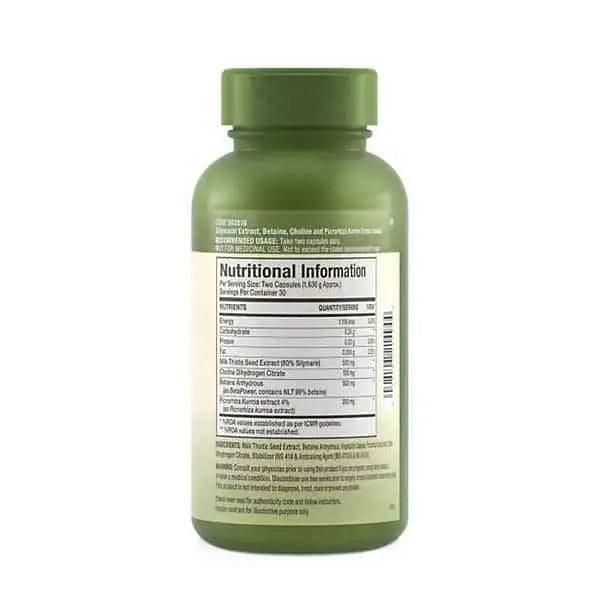 GNC Herbal Plus Liver Support – 60 Vegetarian Capsules - Halt