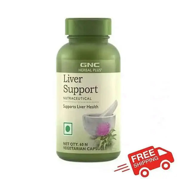 GNC Herbal Plus Liver Support – 60 Vegetarian Capsules - Halt
