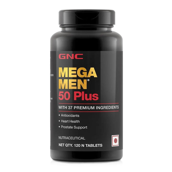 GNC Mega Men 50 Plus - 120 Tablets - Halt