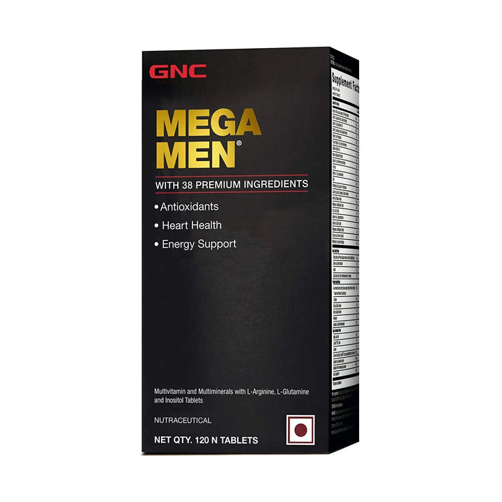 GNC Mega Men with 38 Premium Ingredients, - 120 Tablets GNC