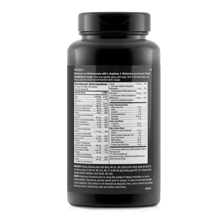 GNC Mega Men with 38 Premium Ingredients, - 120 Tablets GNC