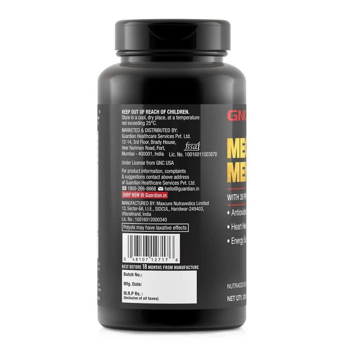 GNC Mega Men with 38 Premium Ingredients, - 120 Tablets GNC