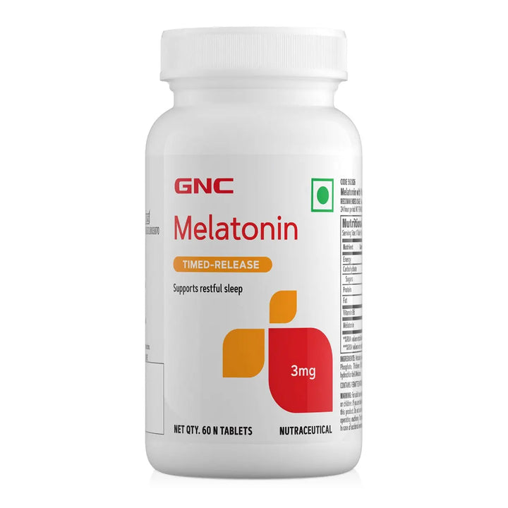 GNC Melatonin 3mg 60 Tablets - Halt