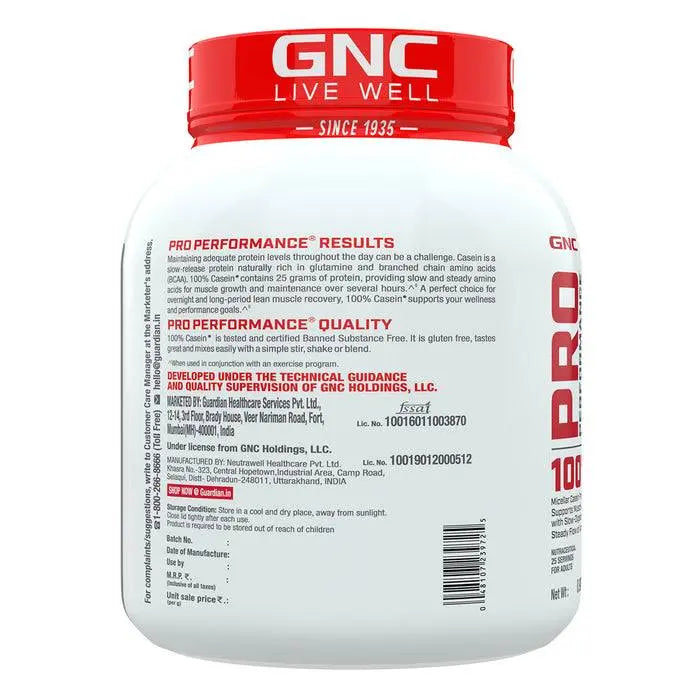 GNC Pro Performance 100% Casein Protein GNC