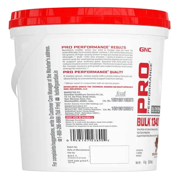 GNC Pro Performance Powder Bulk 1340 GNC