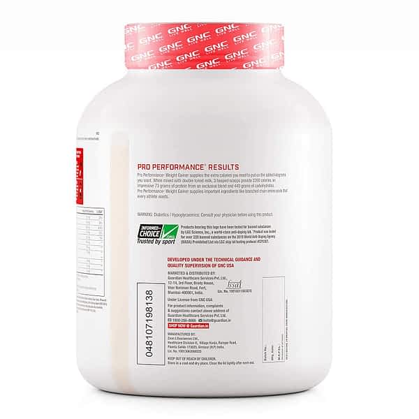 gnc pro performance weight gainer