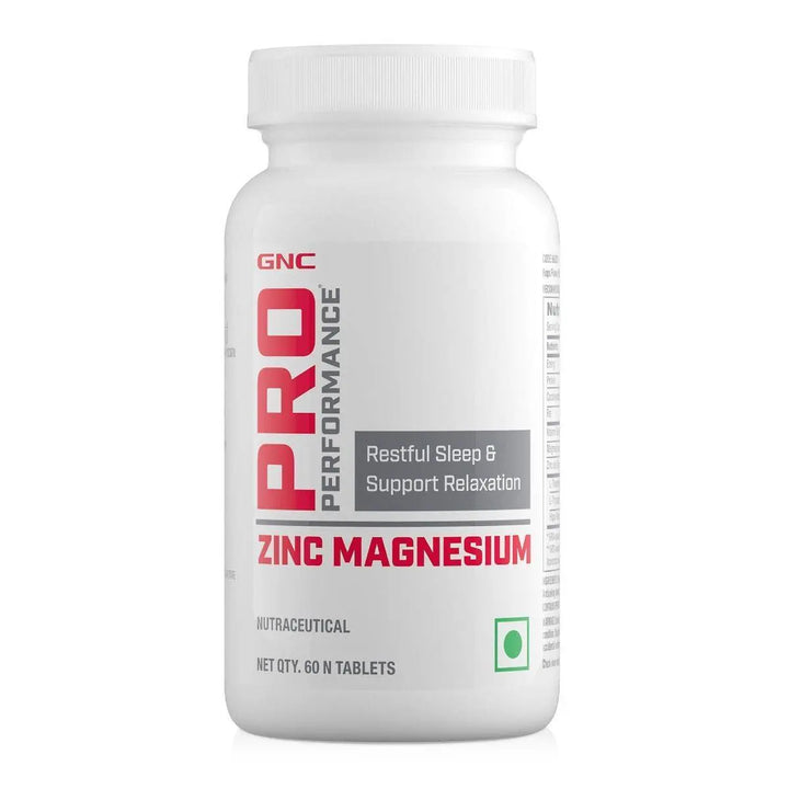 GNC Pro Performance Zinc Magnesium Amino (ZMA) Complex - 60 Tablets - Halt