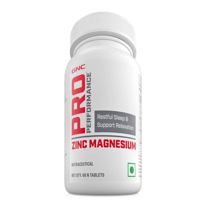 GNC Pro Performance Zinc Magnesium Amino (ZMA) Complex - 60 Tablets - Halt