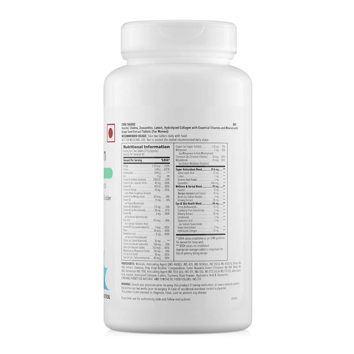 GNC Women's Multivitamin 50 Plus - 120 Tablets - Halt