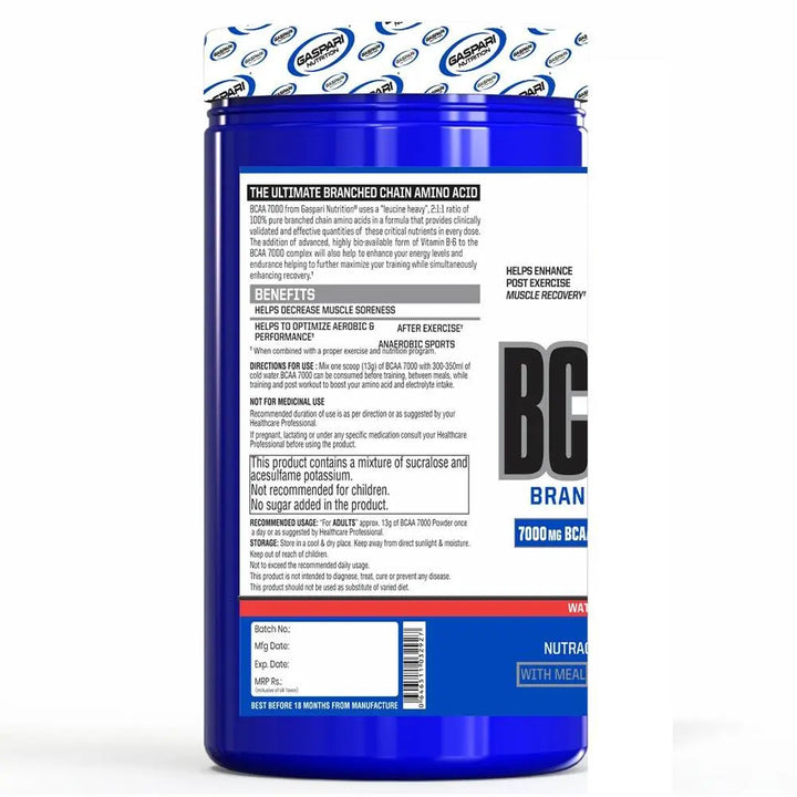 Gaspari Nutrition BCAA 7000 - Halt