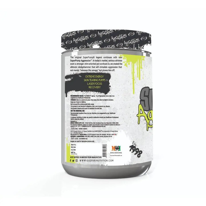 Gaspari Superpump Aggression Pre-Workout 400 gm - Halt