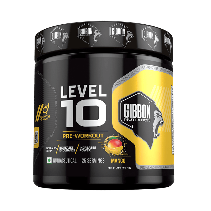 Gibbon Level 10 Pre-workout 25 servings 250 gm - Halt