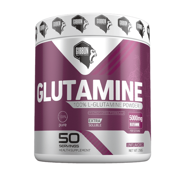 Gibbon Nutrition Glutamine - 50 Servings - Halt