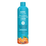 GNC Total Lean Triple Strength L-Carnitine Liquid 3000 mg- Converts Fat to Muscles