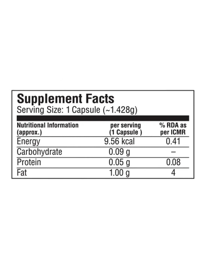 Labrada Double Strength OMEGA 3 Fatty Acid - 60 Soft Gelatin Capsules - Halt
