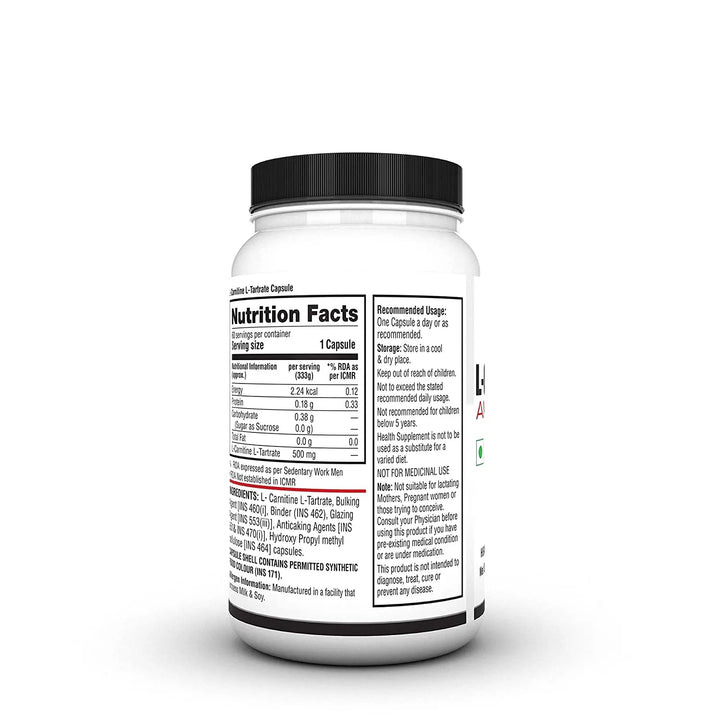 Labrada L-Carnitine Amino Acid - 60 Capsules - Halt