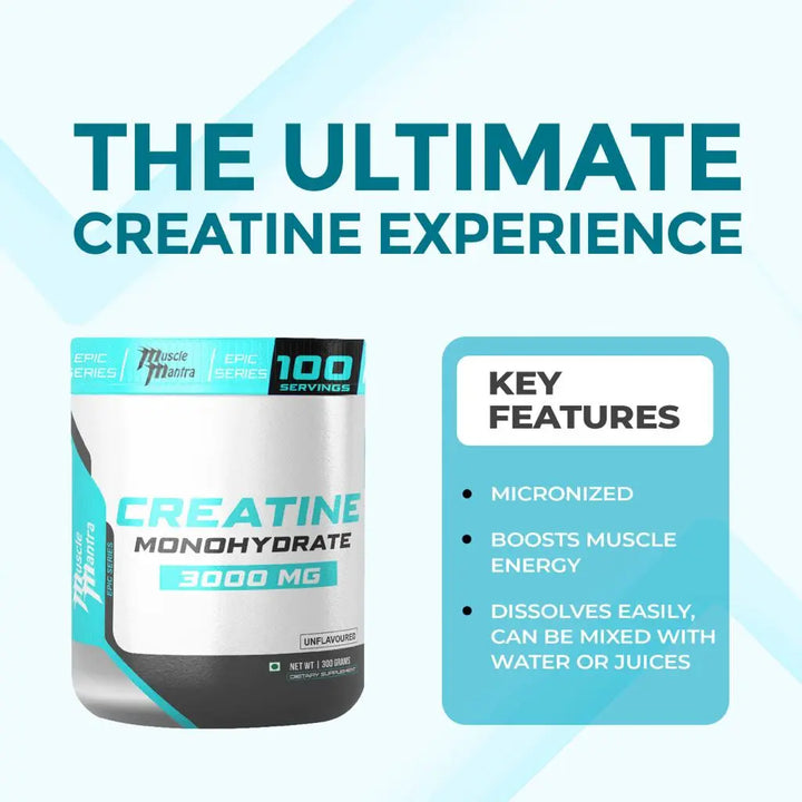 Muscle Mantra Creatine Monohydrate Muscle Mantra