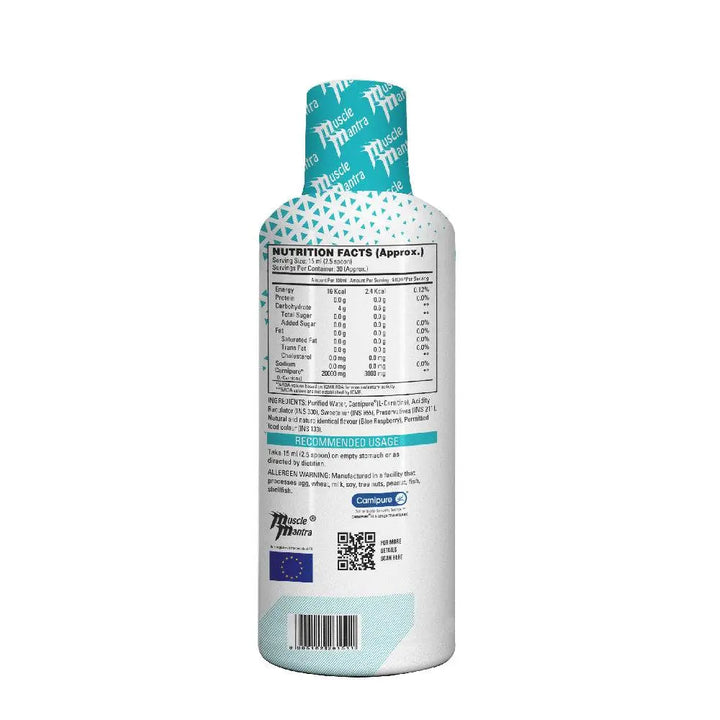 Muscle Mantra L-Carnitine 3000MG Liquid Formula - Halt
